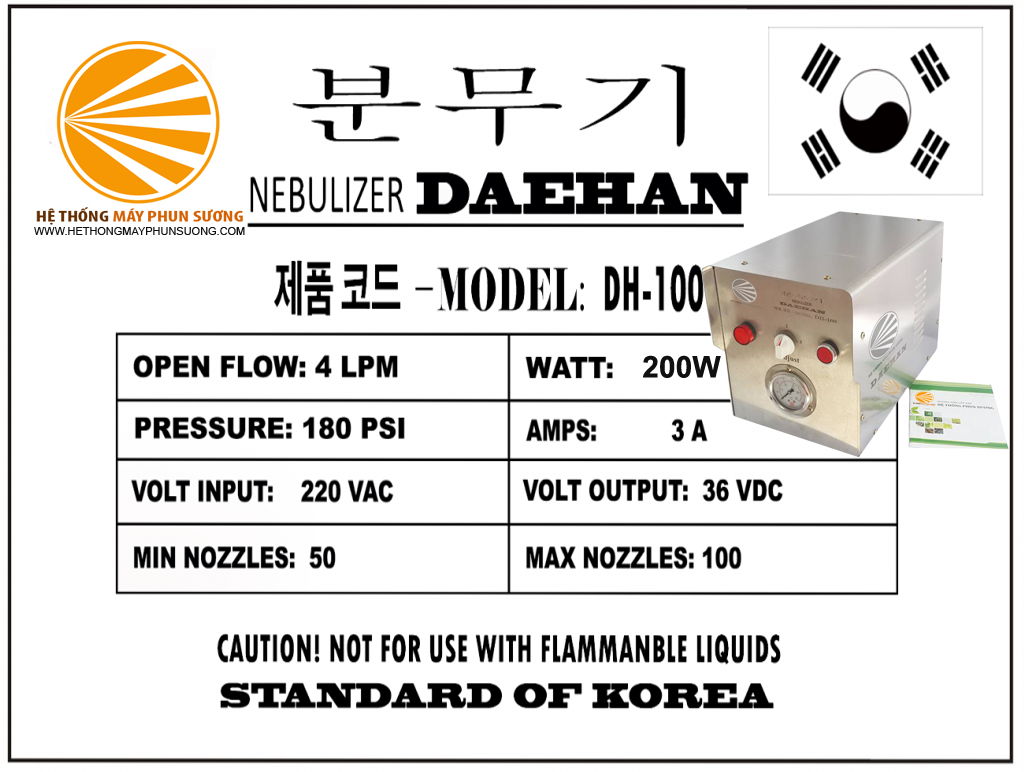 Máy phun sương Daehan DH-100