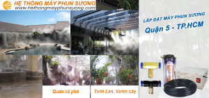 Máy phun sương làm mát tại Quận 5 - TP.HCM giá rẻ