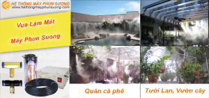 Vua làm mát ngoài trời máy phun sương