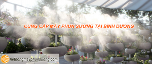 Cung cấp máy phun sương làm mát tại Dĩ An - Bình Dương