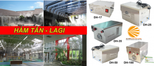 Máy phun sương làm mát tại Hàm Tân LaGi