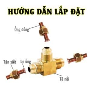 Hướng dẫn lắp đặt béc phun sương cao áp ống đồng